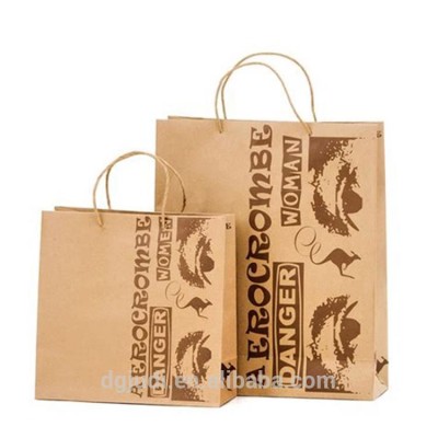 2020 new developing stand up kraft paper bag Handle Bag Kraft Paper Gift Box with packaging