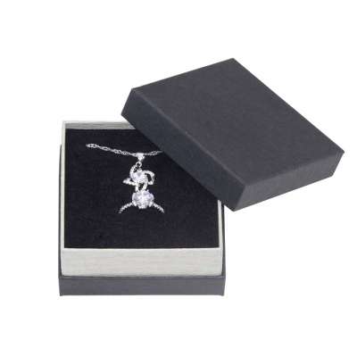 Wholesale black custom jewelry box paper for wholesales